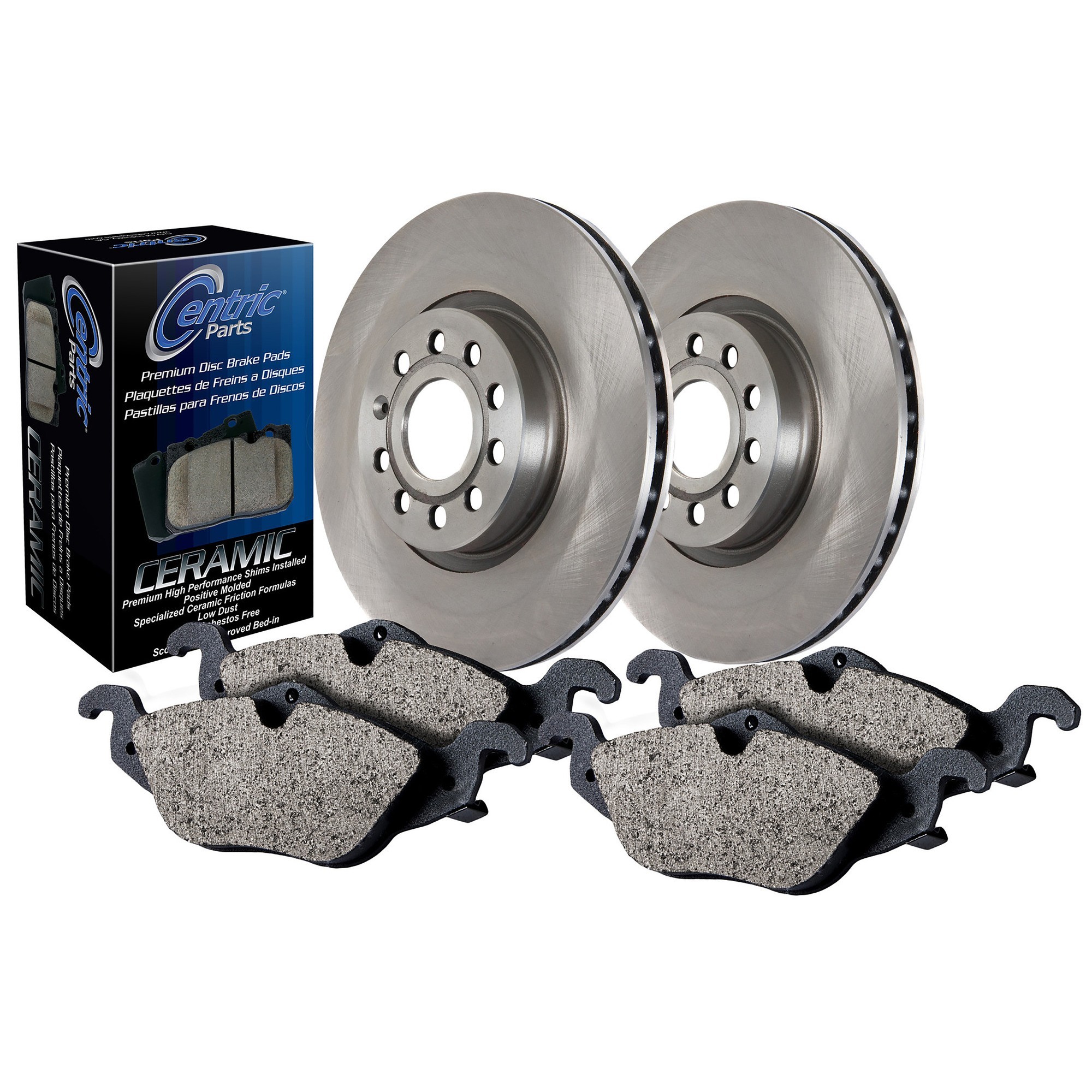 Centric 908.04002 Disc Brake Kit Front Fits 2012-2017 Fiat 500