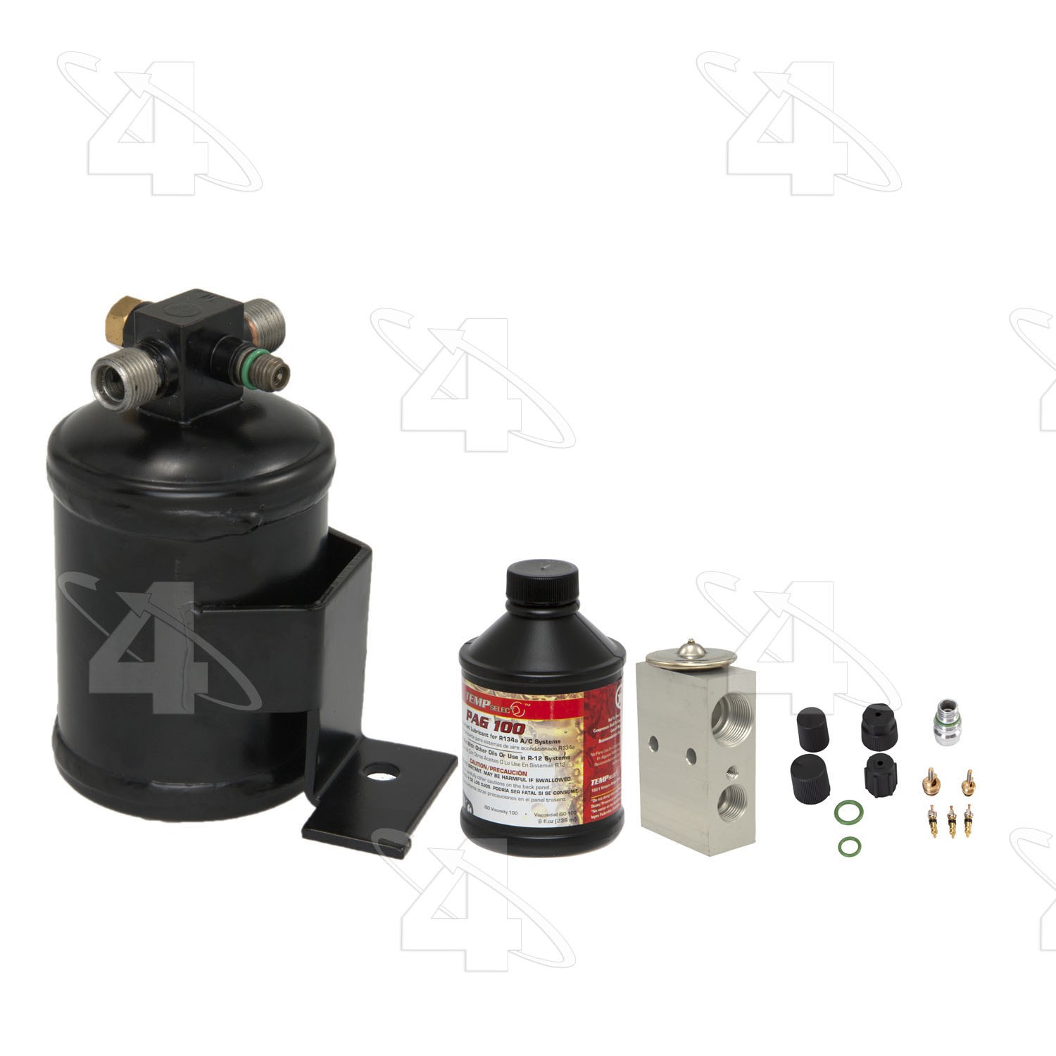 Four Seasons 10144SK A/C Compressor Replacement Service Kit for 1994-1996 Jeep Cherokee 4.0L L6