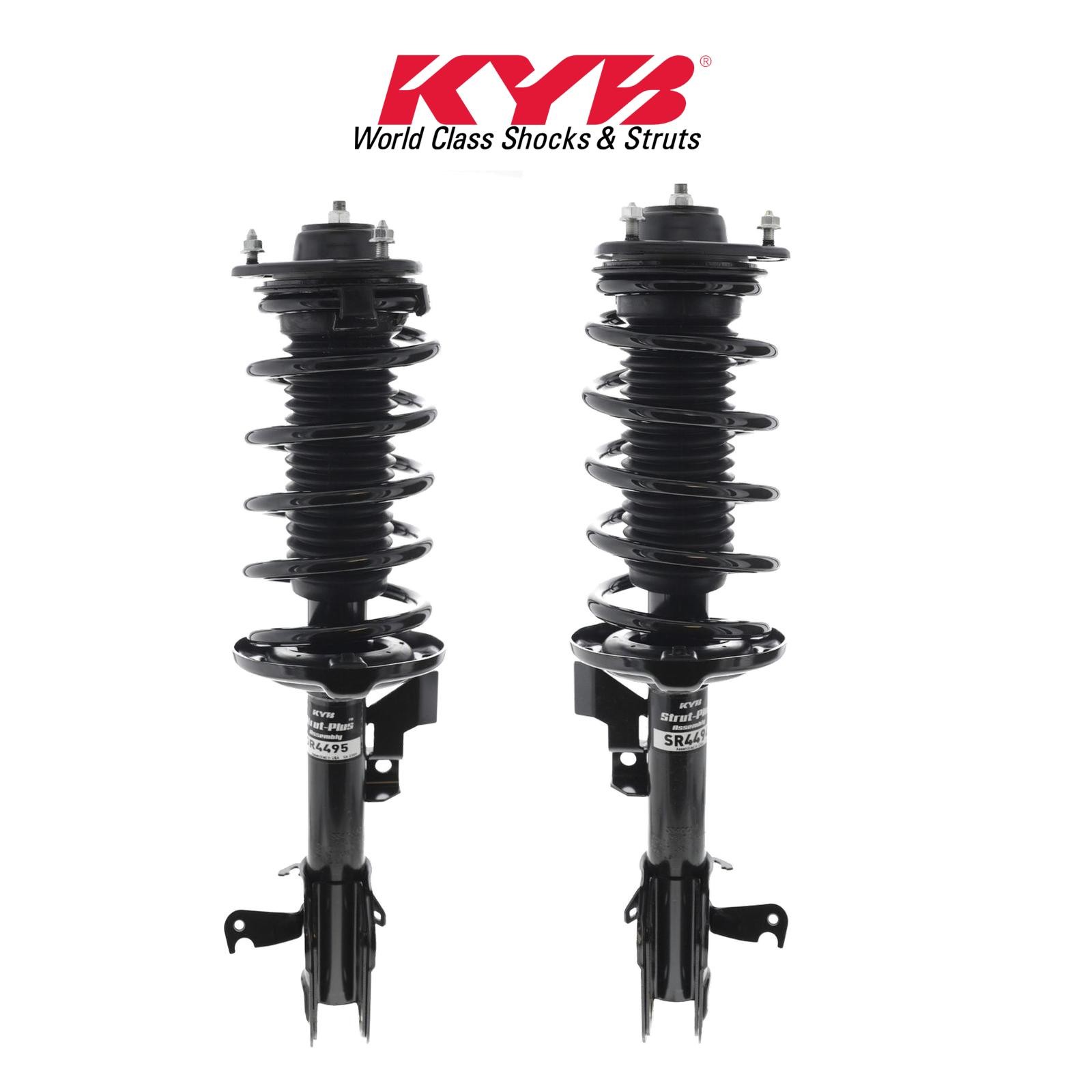 KYB SR4495|SR4494 Front Left / Front Right Suspension Strut and Coil Spring Assembly Fits 2012-20...